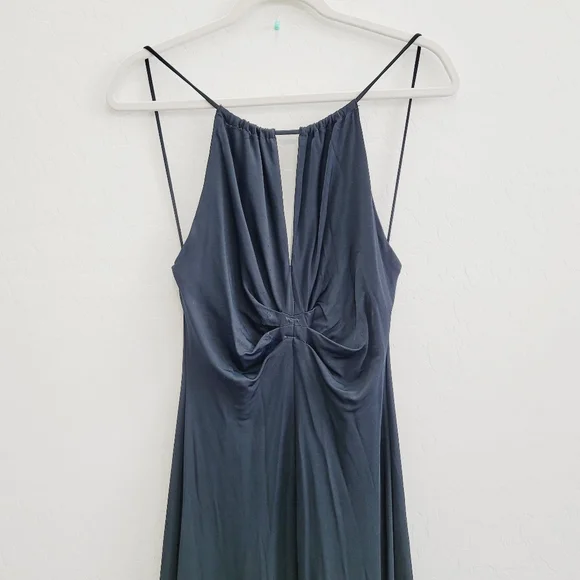 💕 BCBGMaxAzria Black Maxi Dress Gown Women's Size 8 - Picture 10 of 11